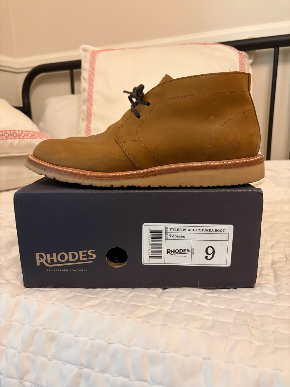 RHODES Tyler Wedge Chukka Boot - Tobacco Brown (Men's)